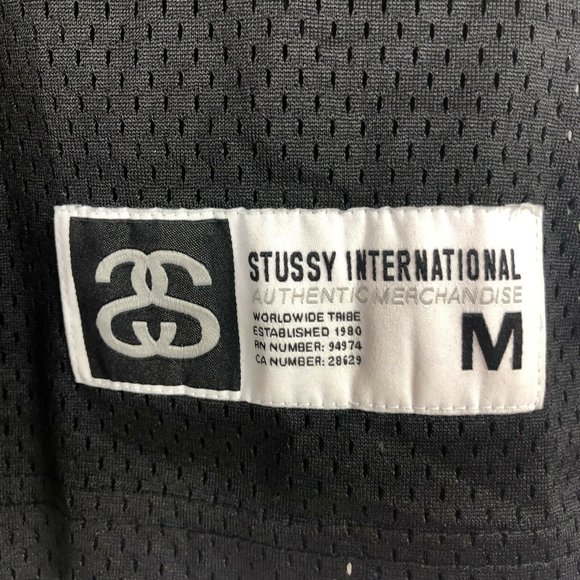 Stussy Tribe Black 2015 Football Mesh Jersey - Picture 4 of 11